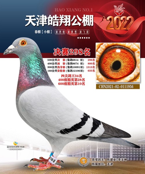 皓翔小棚决赛298名