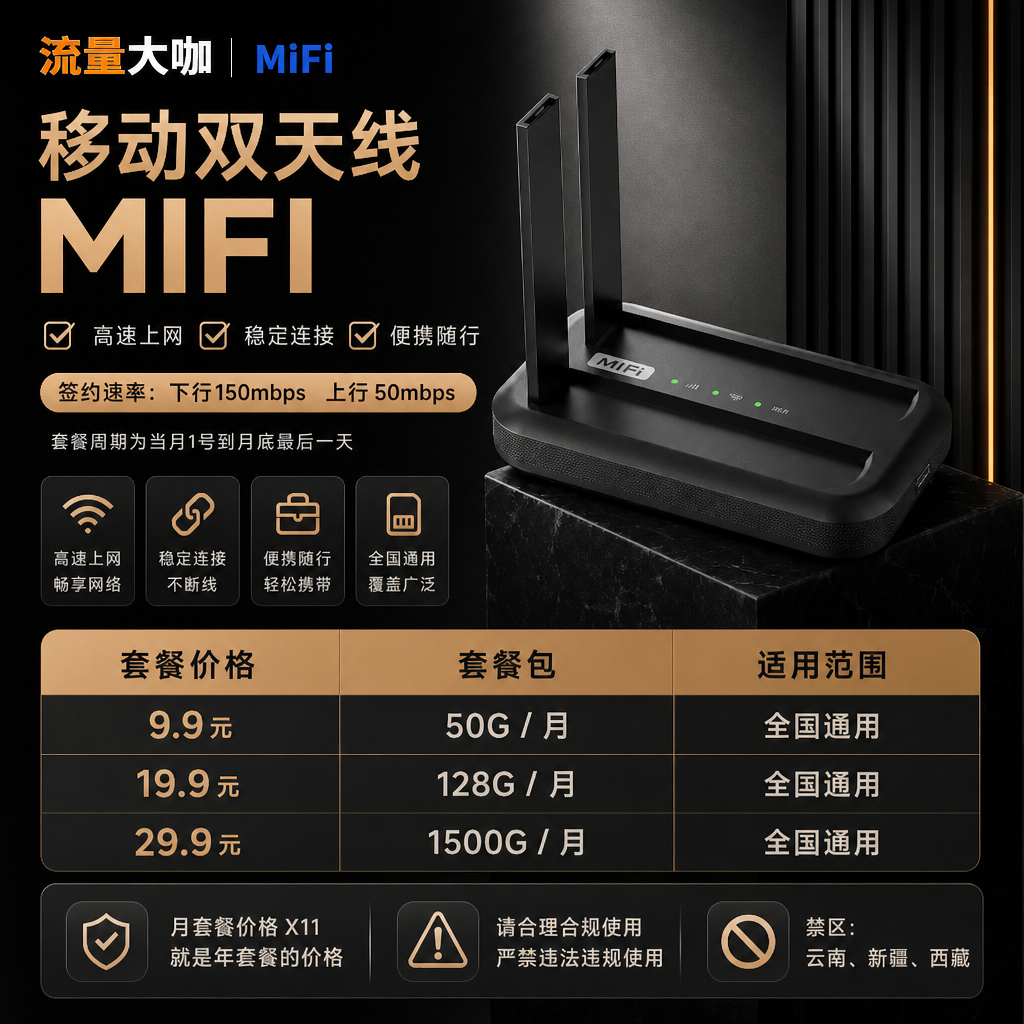 随身WiFi-双天线MiFi