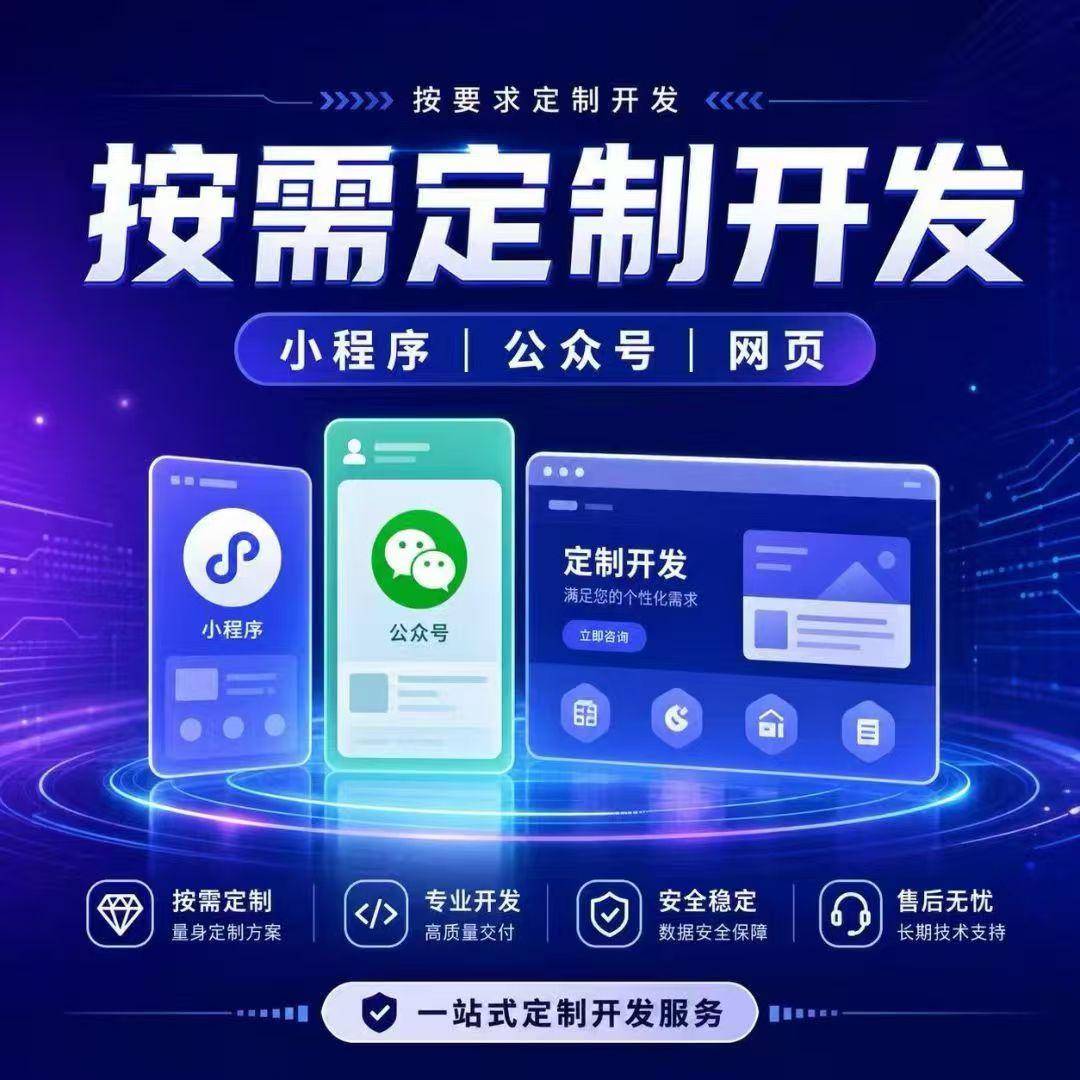 网站/小程序定制开发